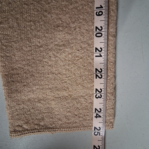 Vintage Wool Shacket Cardigan Sweater Cardigan Blazer Jacket Camel Size Large - Picture 4 of 6